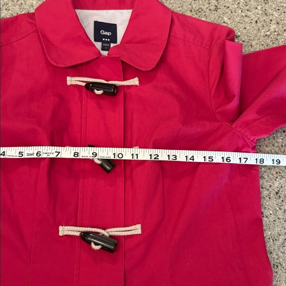 GAP Raspberry Toggle Duffle Coat Jacket - Picture 5 of 10